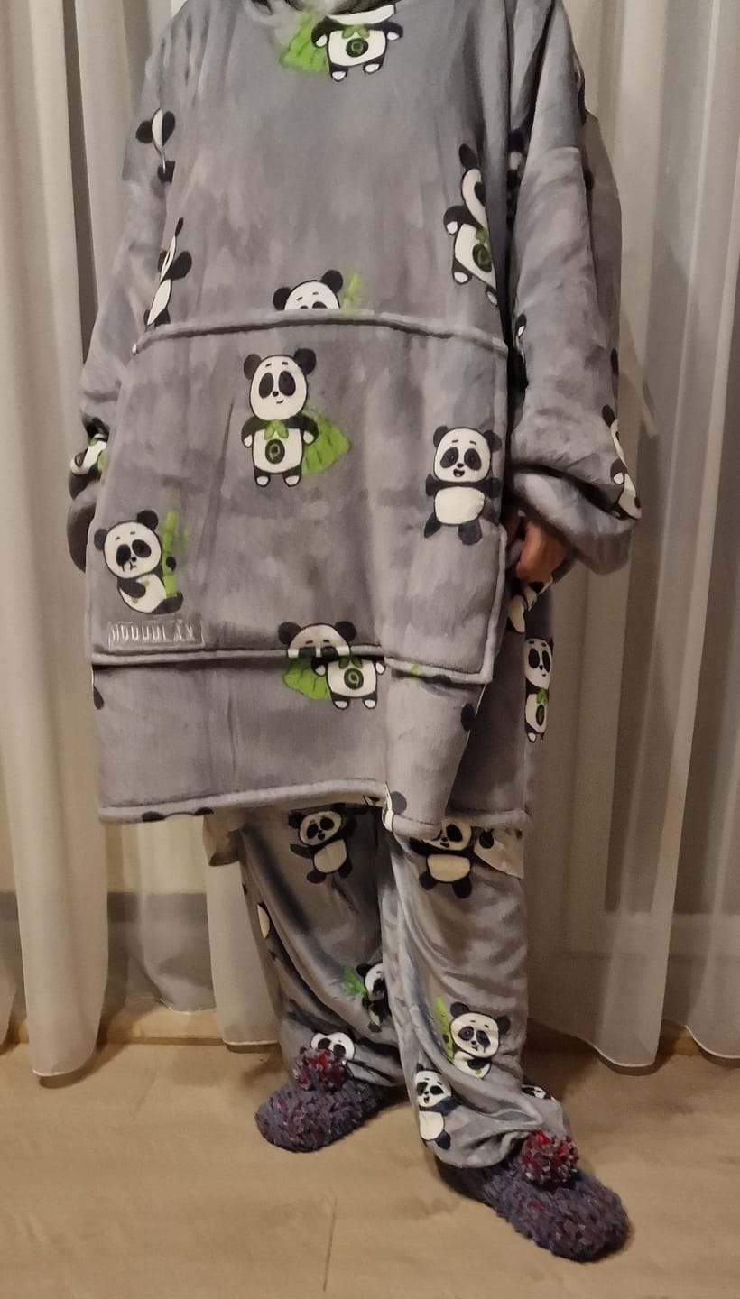 Customer photo review of Super Panda kelnės