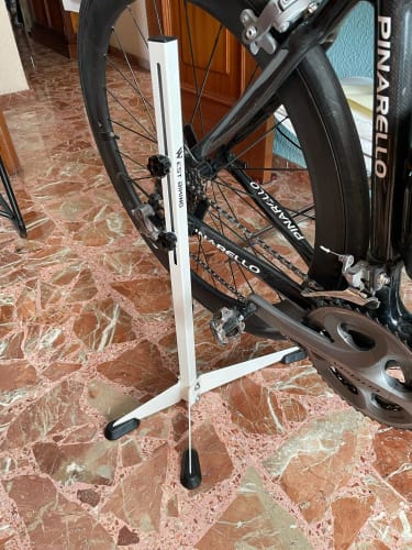 Customer photo review of Bicycle Parking Rack Stand - Secure and Convenient Storage Solution