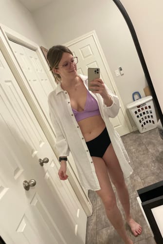 Customer photo review of 'Uplift' Plunging Bikini Top