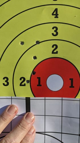 Customer photo review of ND 1.5-4x30 Riflescope Reticle Illumination in Red, Green and Blue