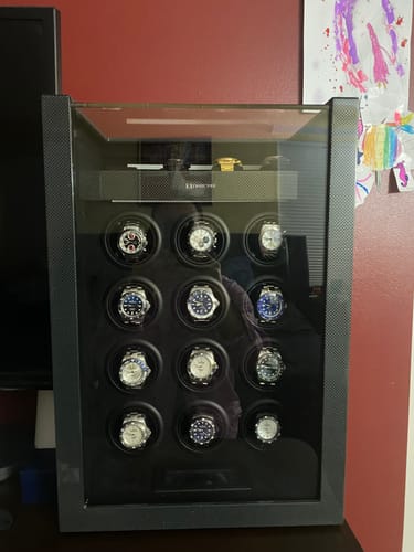 Customer photo review of Oceaneva™ Men's GMT Automatic Deep Marine Explorer 1250M Pro Diver Black Green Bezel Watch