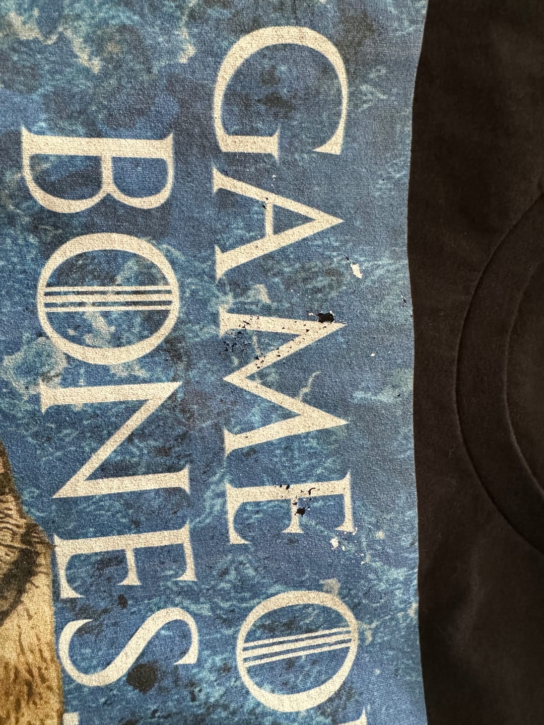 Customer photo review of Custom Pet Art Mens Crew Neck T-shirt