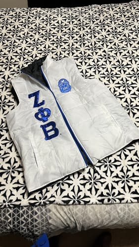 Customer photo review of Zeta Reversible Puffer Vest