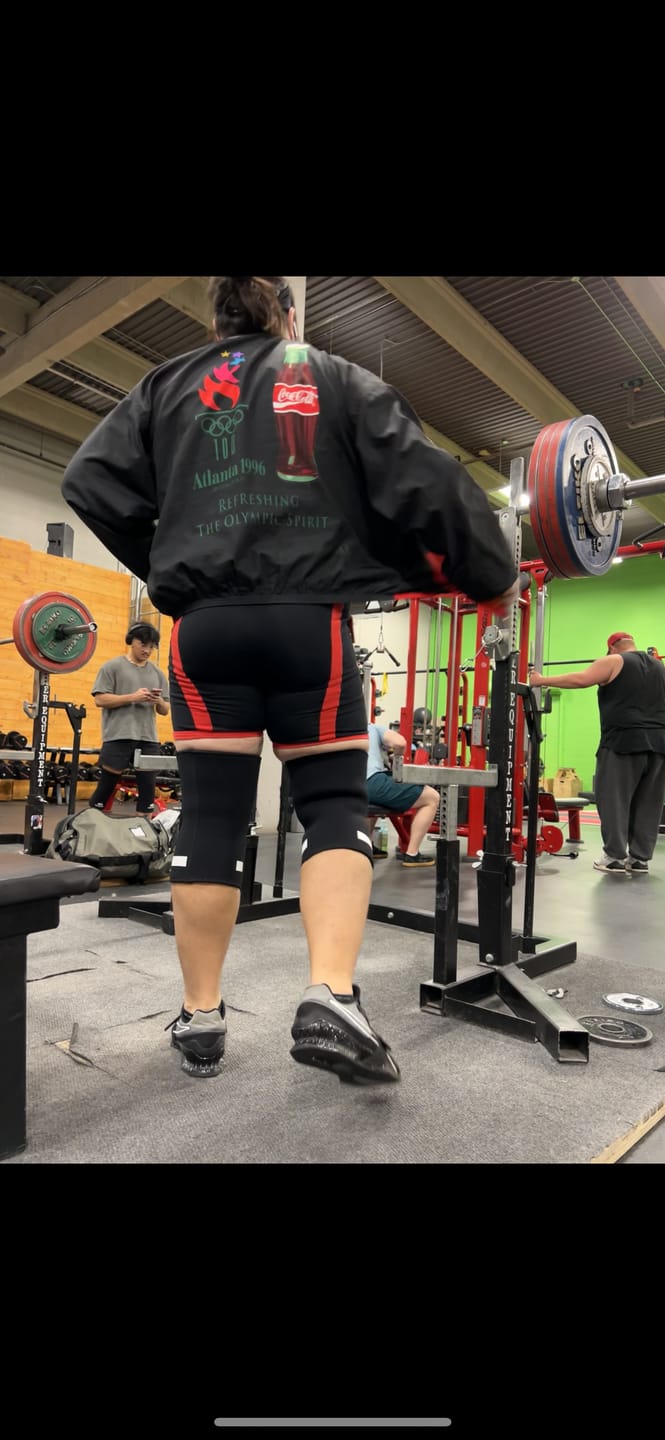 Customer photo review of Strength Shop 7mm Inferno PRO Knee Sleeves - EXTRA STIFF NEOPRENE - IPF Approved