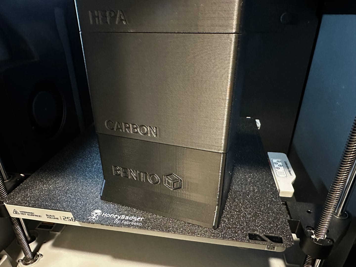 Customer photo review of Matte Black PETG Filament 1.75mm 1kg