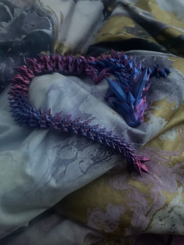 Customer photo review of 3D Printed Crystal Dragon Sensory Fidget Toy