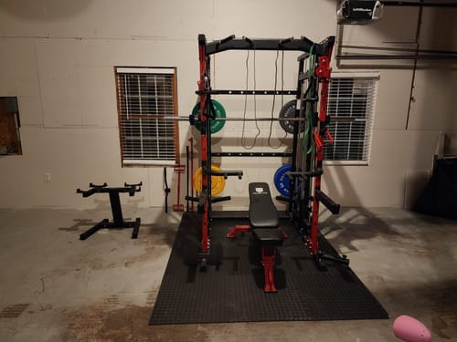 Customer photo review of MAJOR All-in-One Home Gym Smith Machine Package SML07