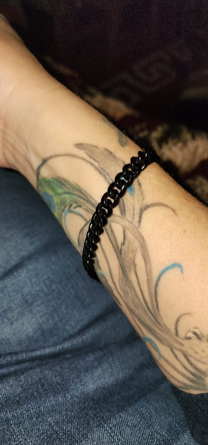 Customer photo review of (Almost Sold Out) Promise Classic 5mm Cuban Bracelet