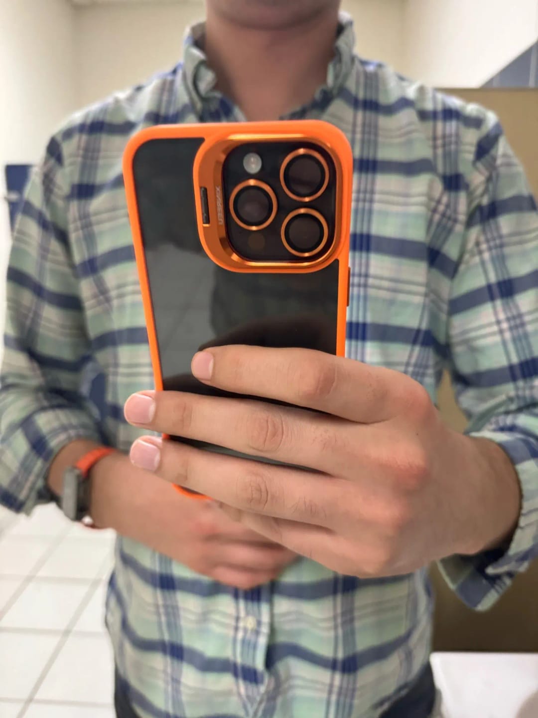 Customer photo review of LuxuryKase LK103 Camera Lens Metal Ring Protector Stand Case With Lens Film for iPhone 11 12 13 14 15 Plus Pro Max