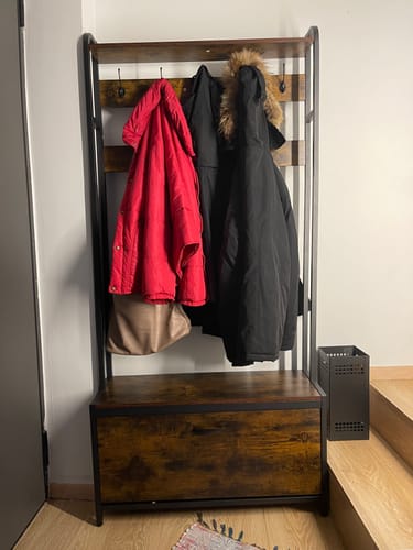 Customer photo review of Έπιπλο Εισόδου Βάση για Παλτό Κρεμάστρα Ρούχων Καλόγερος Ντουλάπα Παπουτσοθήκη Παπουτσοθήκες  HS-R405B01