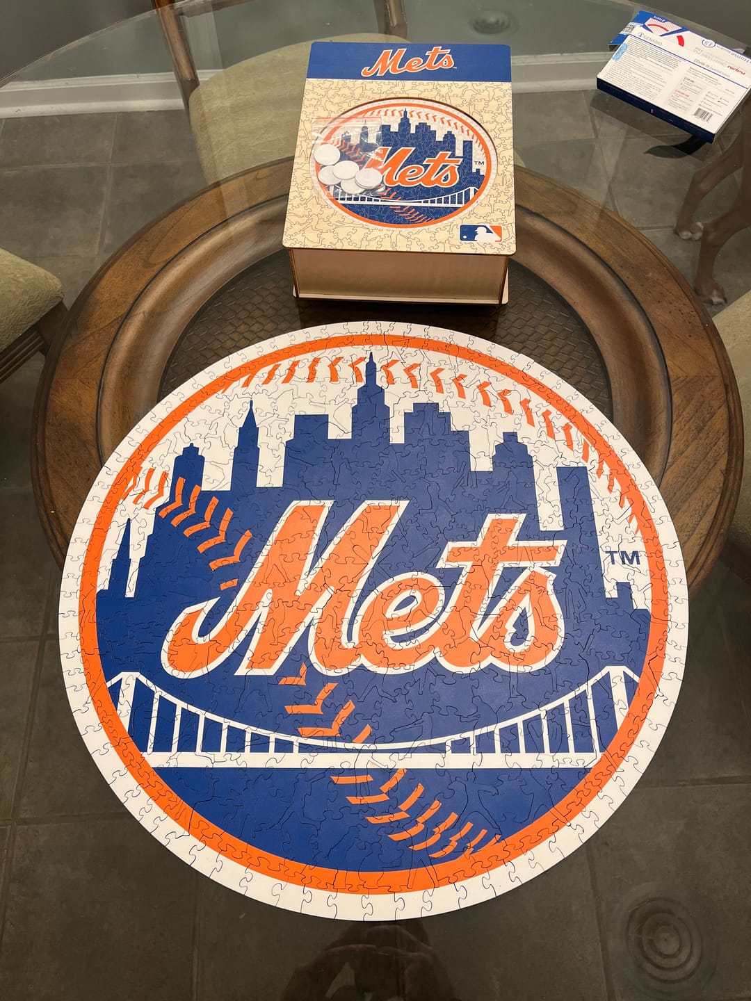 Customer photo review of New York Mets™ - Wooden Puzzle