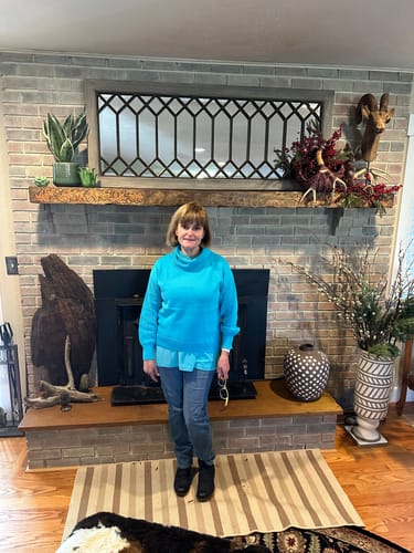 Customer photo review of Elena Wang Cowl Neck Knit Sweater Top EW29005 NEW