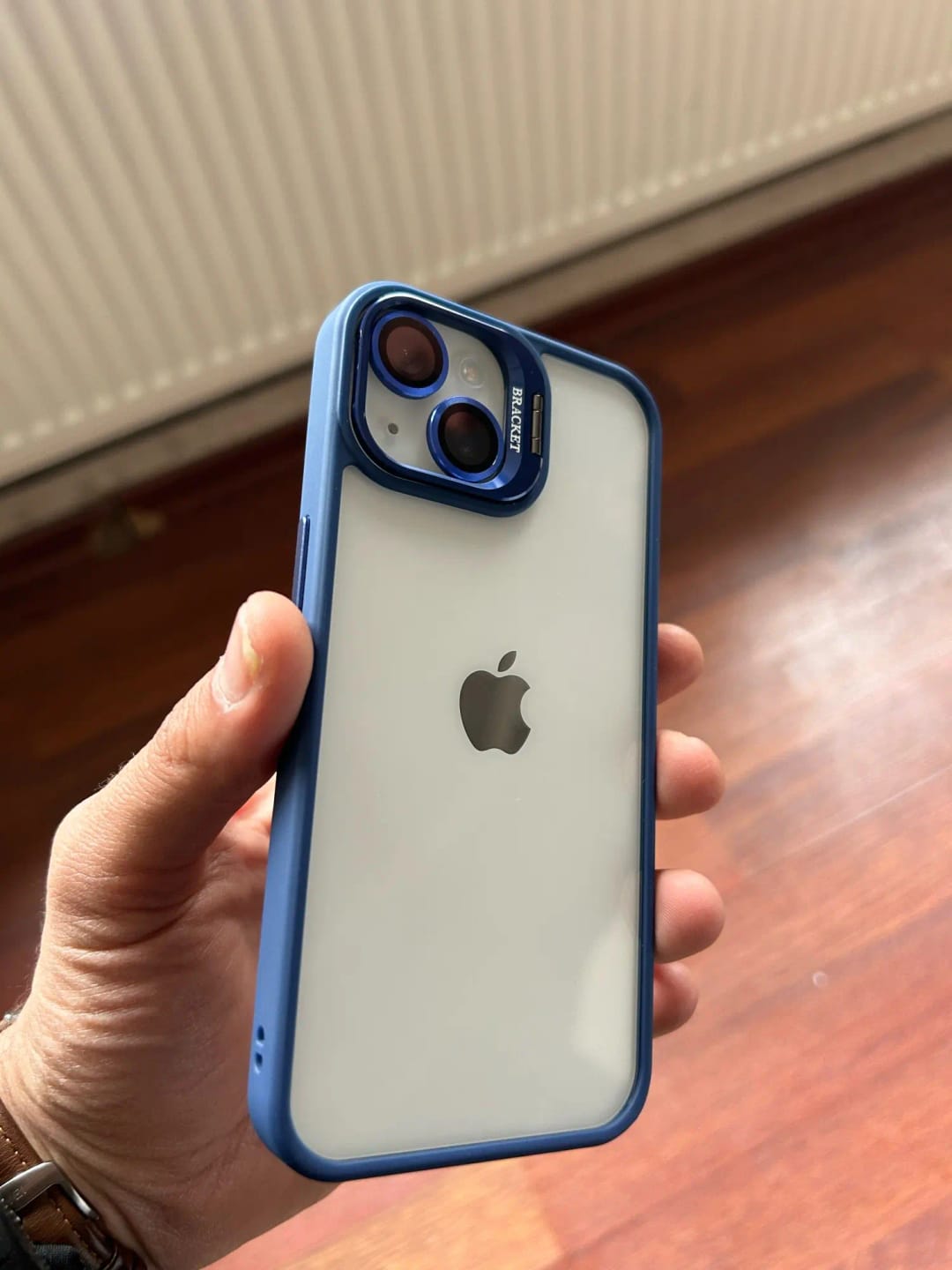 Customer photo review of LuxuryKase LK103 Camera Lens Metal Ring Protector Stand Case With Lens Film for iPhone 11 12 13 14 15 Plus Pro Max