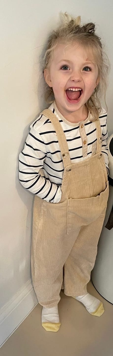 Customer photo review of Esme Overalls