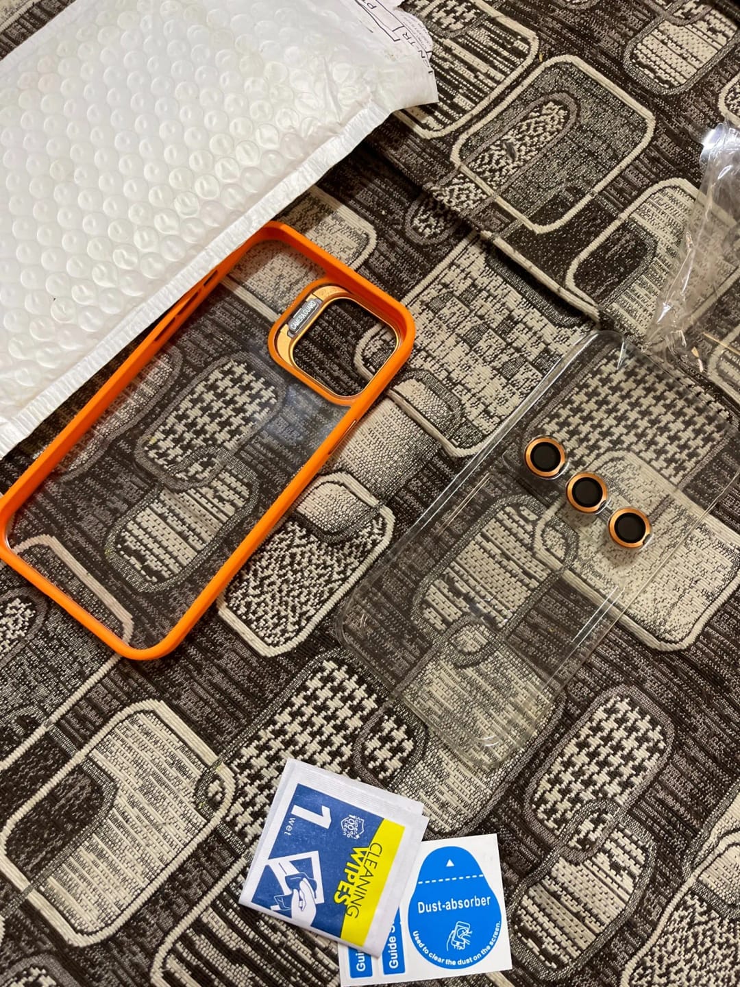 Customer photo review of LuxuryKase LK103 Camera Lens Metal Ring Protector Stand Case With Lens Film for iPhone 11 12 13 14 15 Plus Pro Max