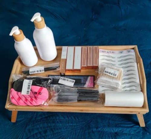 Customer photo review of O.TWO.O HIGH ENERGY HEAVY MIST MATTE LIP GLAZE