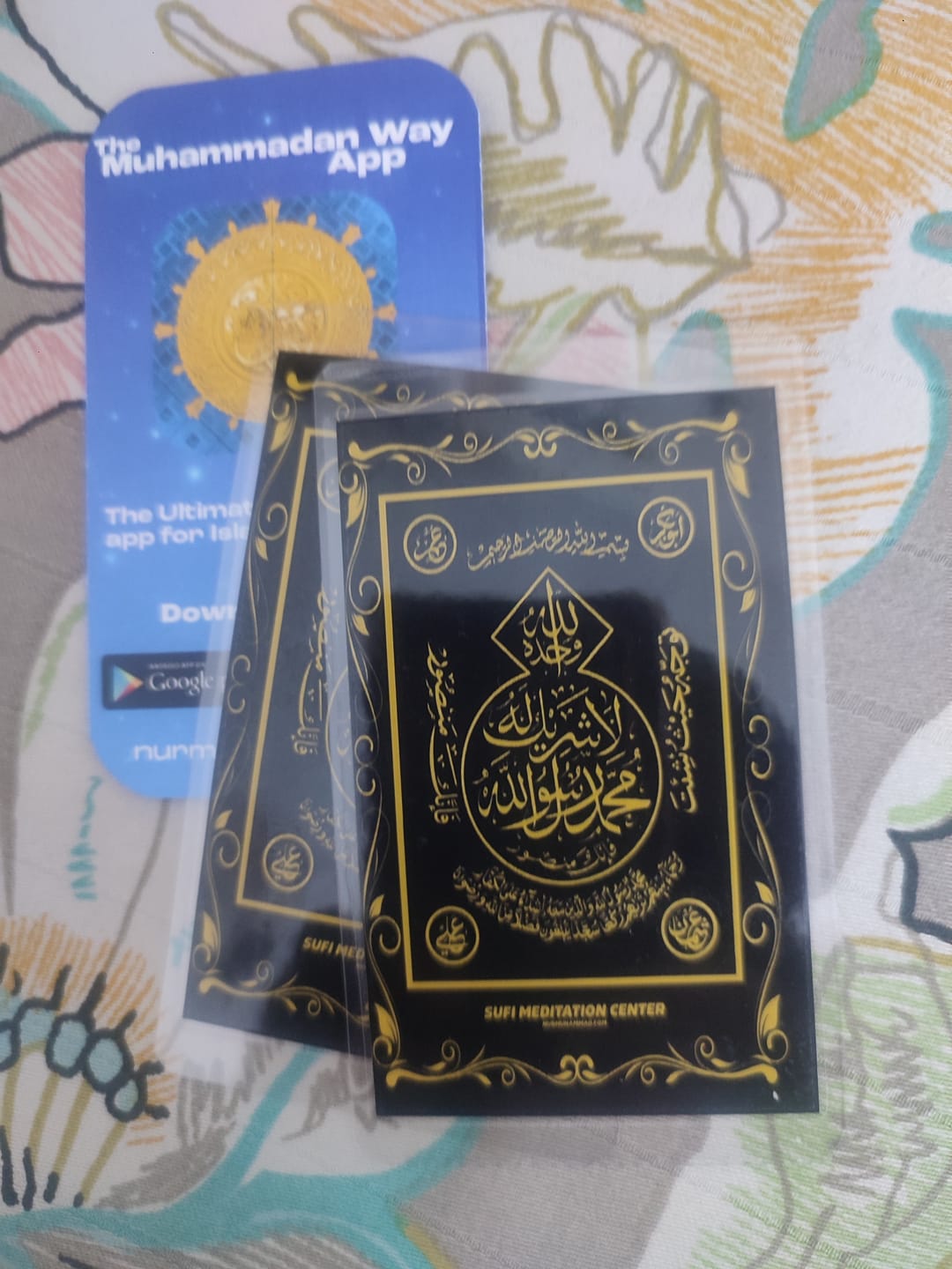 Customer photo review of Laminated Taweezes Pocket Wallet Small (1.5" x 2")