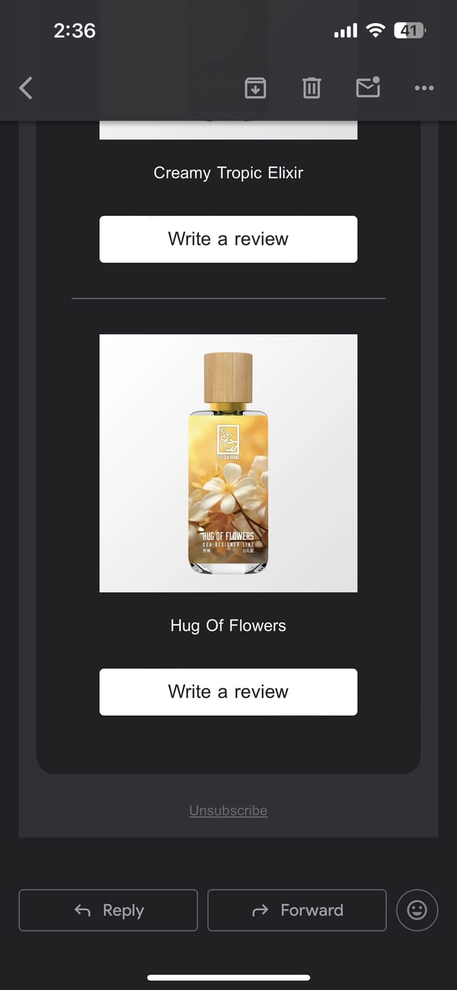 Customer photo review of Hug Of Flowers