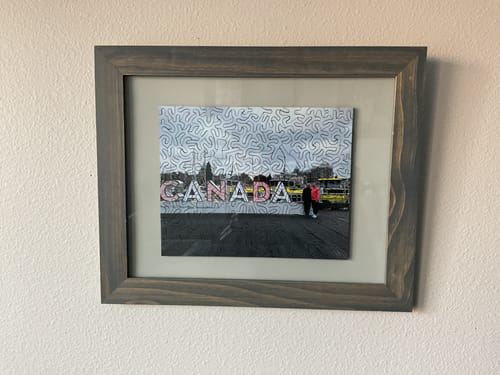 Customer photo review of Custom Wedding & Anniversary Wood Jigsaw Puzzle