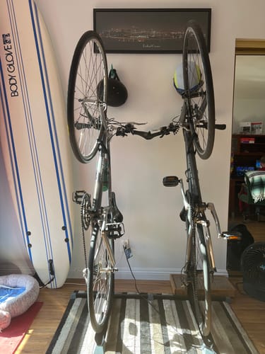 Customer photo review of 2 Bike Nook Units + 1 FREE Connector (Offer)