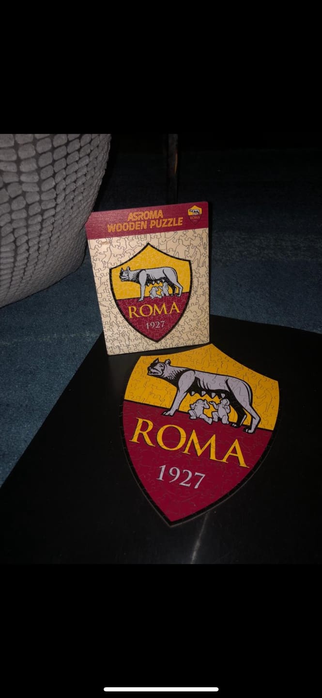 Customer photo review of AS Roma® Logo - Wooden Puzzle
