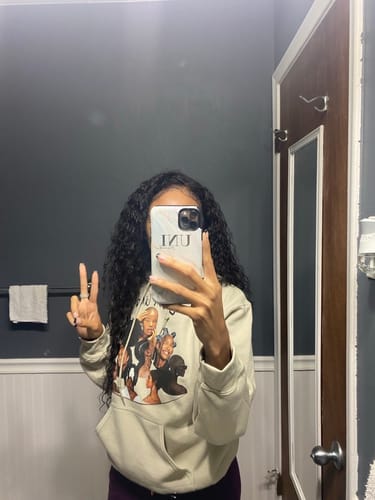 Customer photo review of Black Girls - Sand Hoodie
