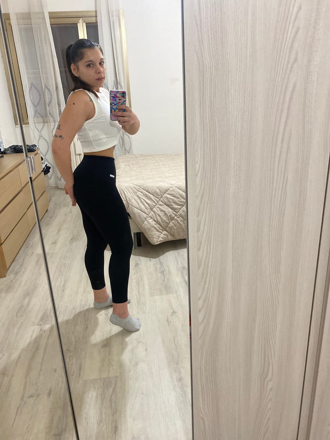 Customer photo review of Leggings CALIPSO Nero Costine