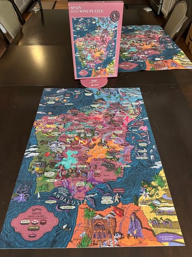Customer photo review of Wine Puzzle - Spain