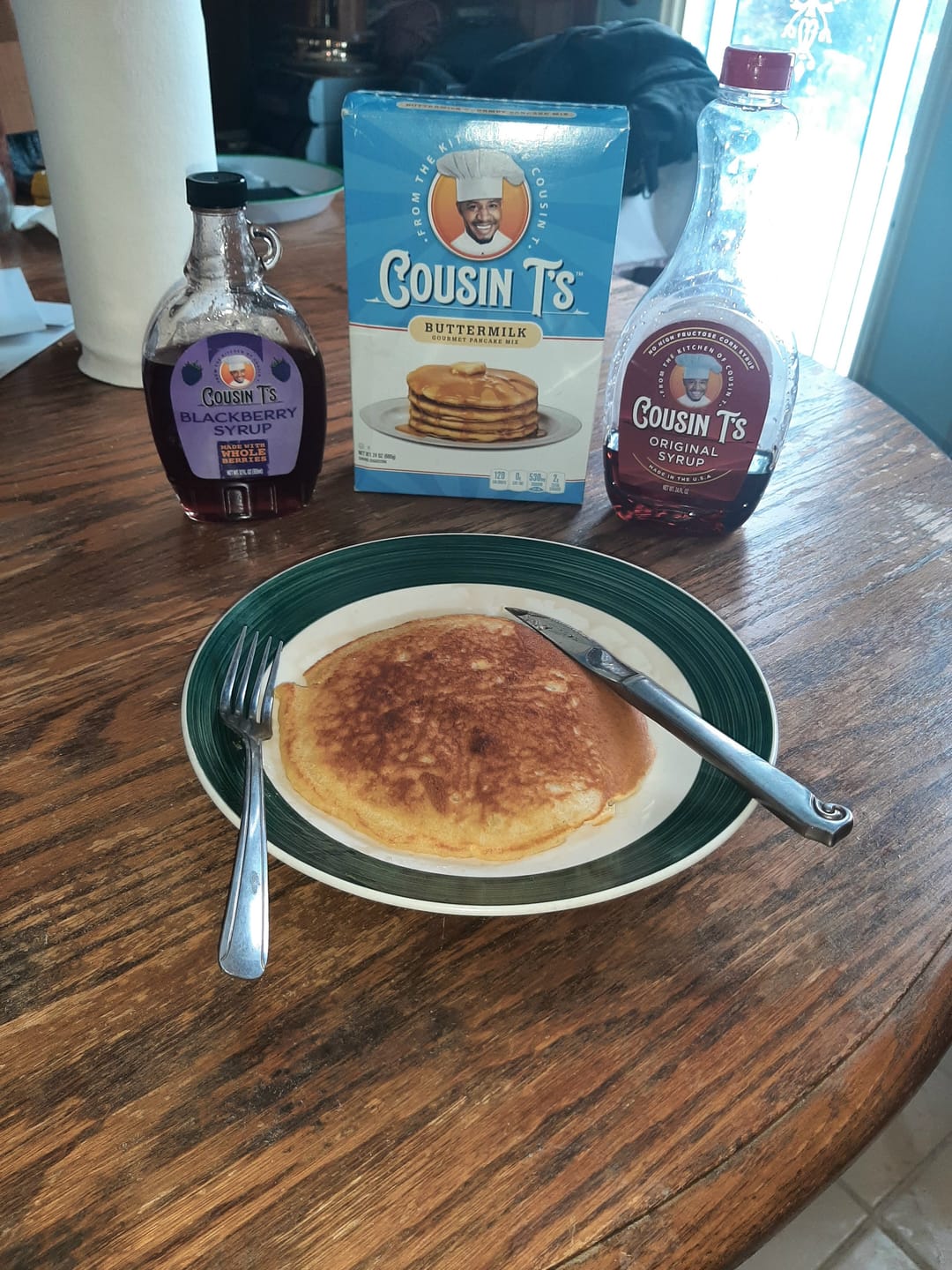 Customer photo review of Cousin T's Blackberry Syrup