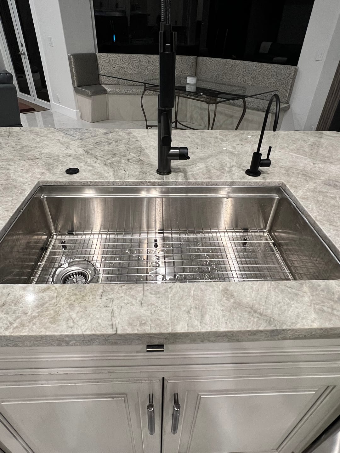 Customer photo review of 33" Undermount Workstation Sink – 16 Gauge Stainless Steel Single Bowl – 8" Deep – Reversible – Seamless Drain (5LS33c-8)