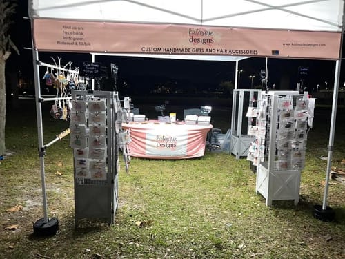 Customer photo review of Pop-up Canopy Light Set - 10,000 Lumens