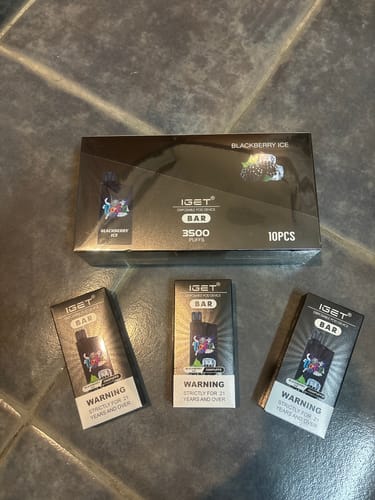 Customer photo review of iGet Bar 3500 - Blackberry Ice