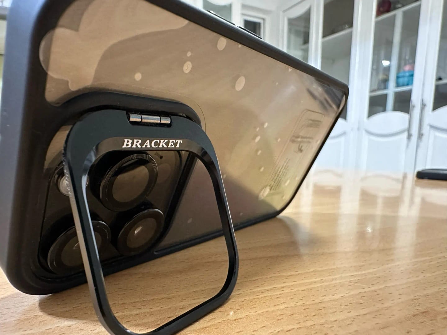 Customer photo review of LuxuryKase LK103 Camera Lens Metal Ring Protector Stand Case With Lens Film for iPhone 11 12 13 14 15 Plus Pro Max