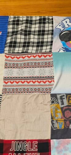 T-shirt quilt by Theresa from MI