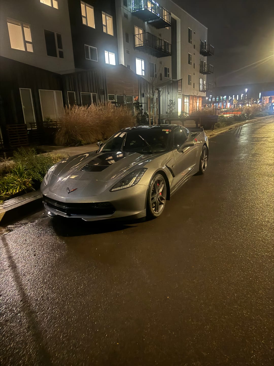 Customer photo review of Corvette C7 Carbon Flash Front Bumper Grill