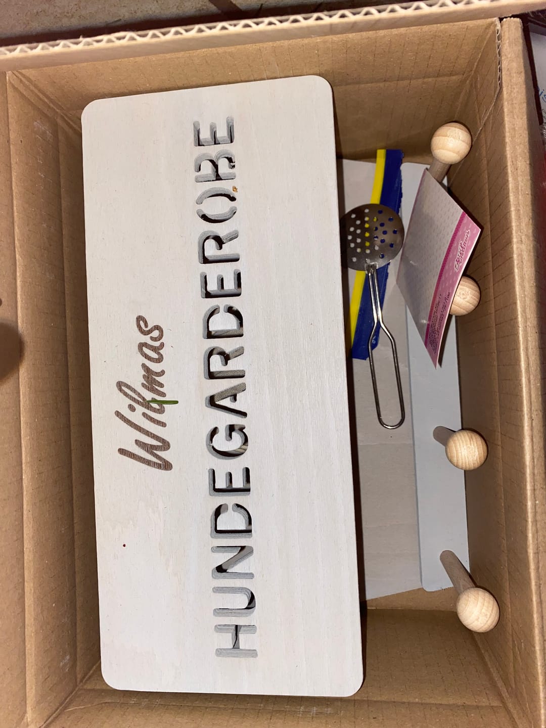 Customer photo review of PERSONALISIERUNG: Hundegarderobe Classic