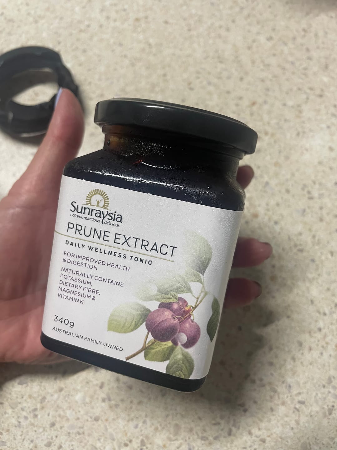 Customer photo review of Sunraysia Prune Extract - Natural constipation relief