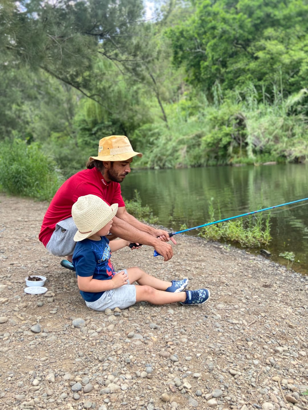 Customer photo review of Bucket Hat, Sand