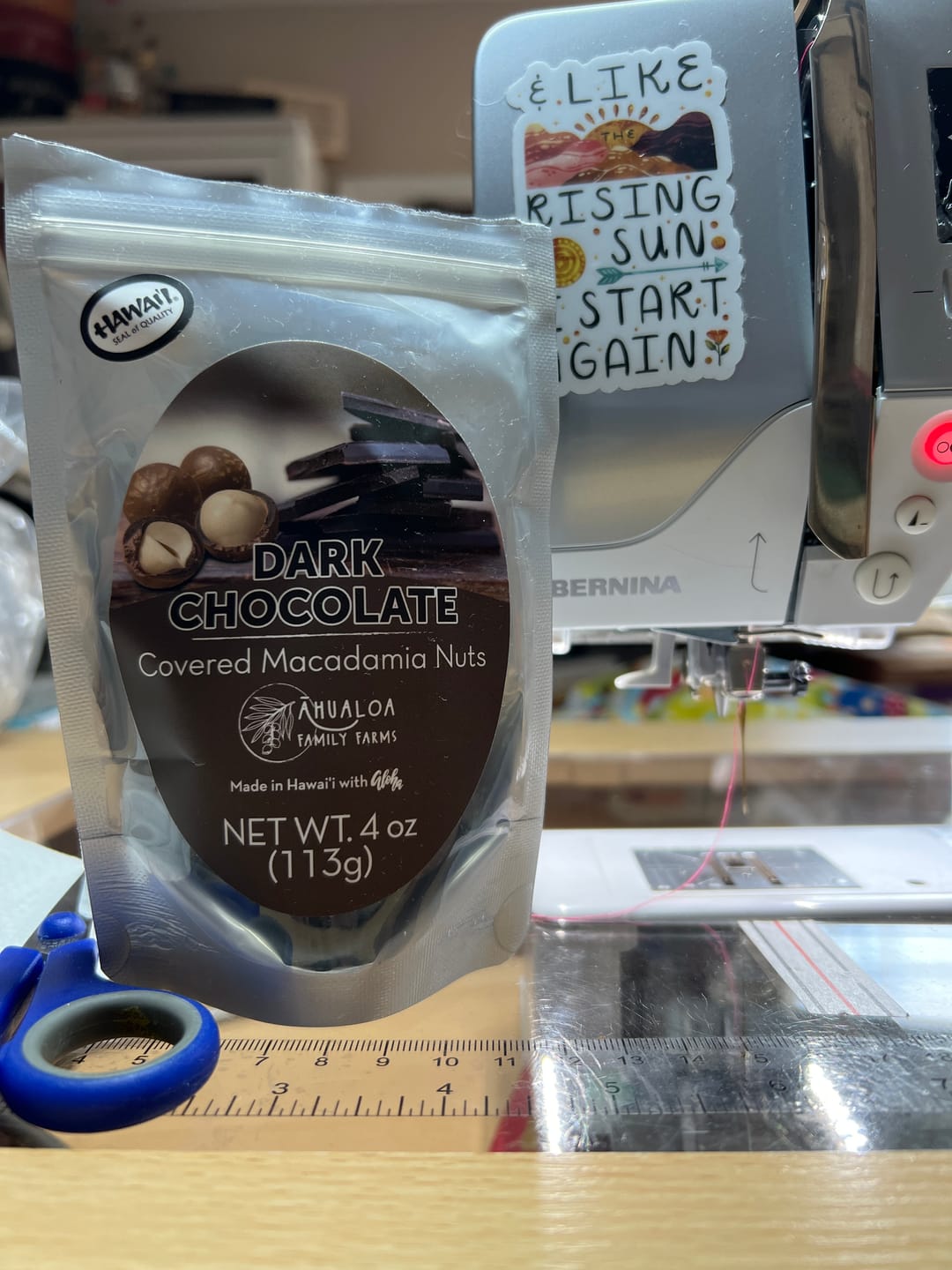 Customer photo review of Dark Chocolate Macadamia Nuts