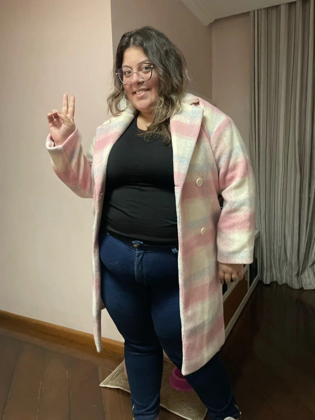 Customer photo review of Nordic Women's Oversized Trench Coat