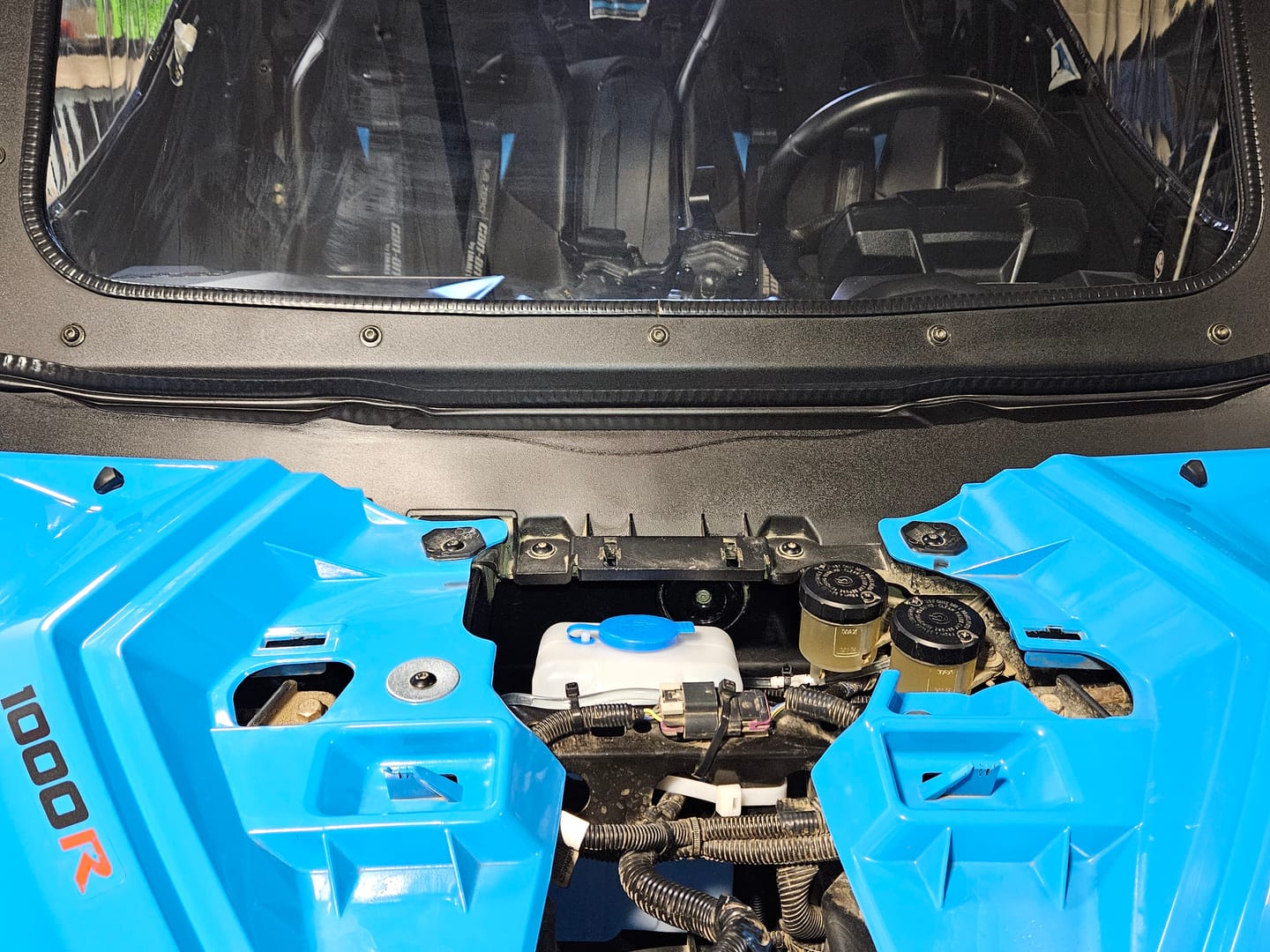 Customer photo review of 1.5L Universal Car Windshield Washer Pump Reservoir Bottle Kit