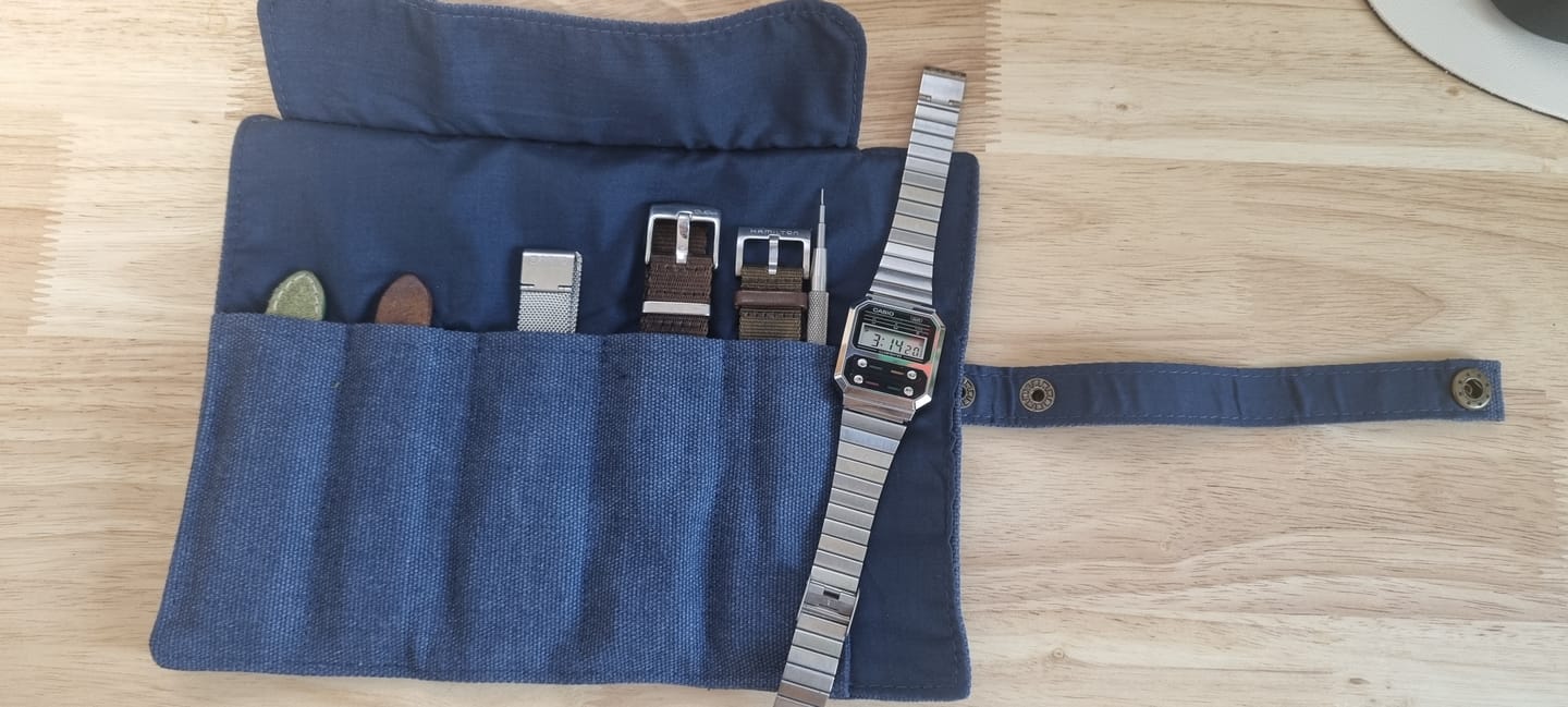 Customer photo review of Canvas Strap Roll