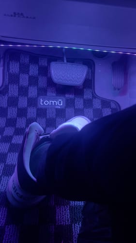 Customer photo review of Tomu Grey Checker Floor Mats