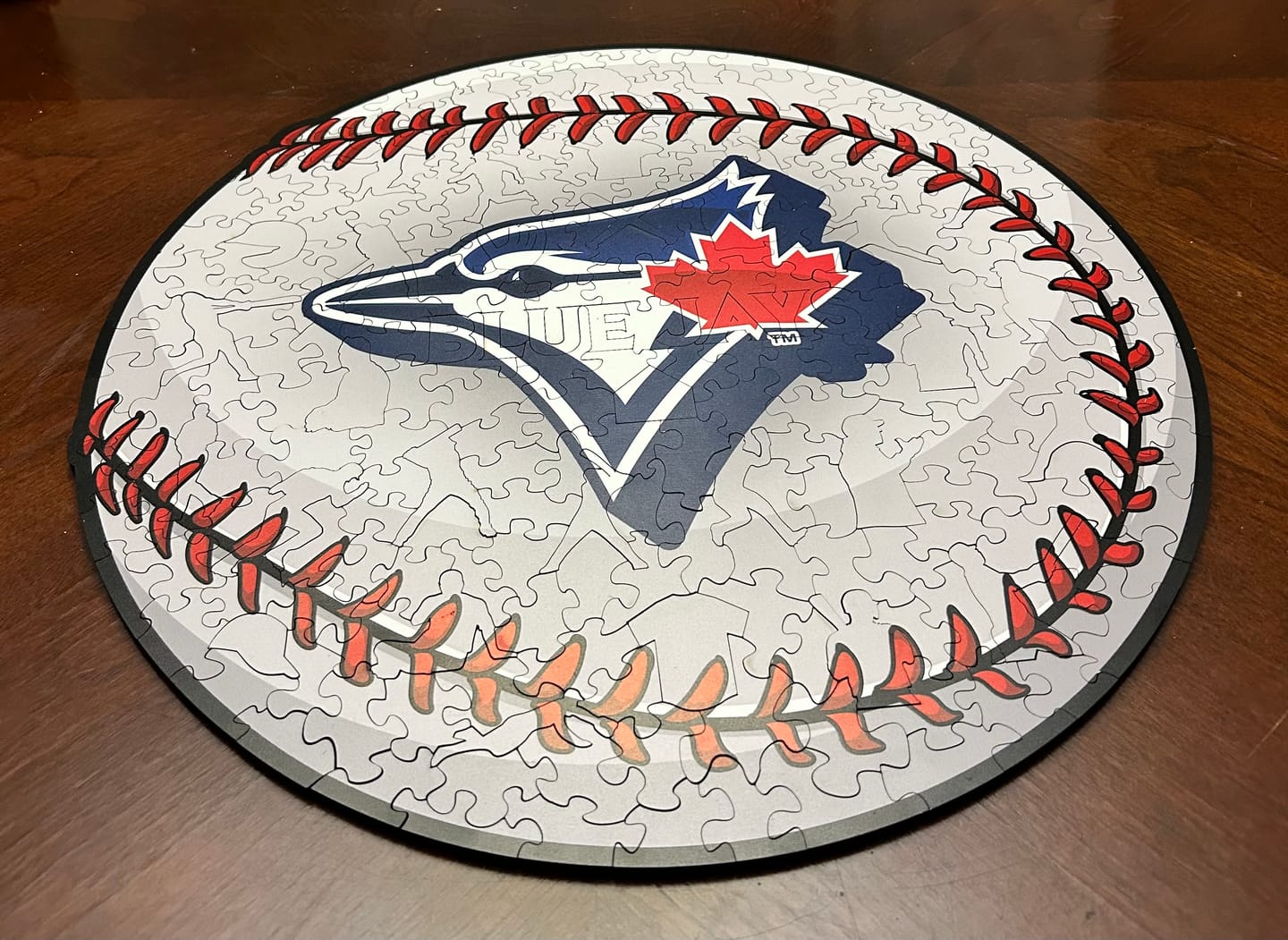 Customer photo review of Toronto Blue Jays™ - Wooden Puzzle