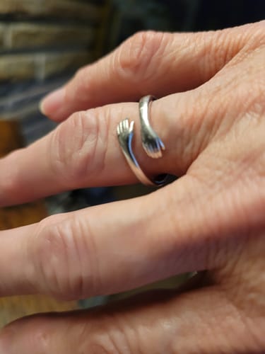 Customer photo review of Hug From Heaven Ring