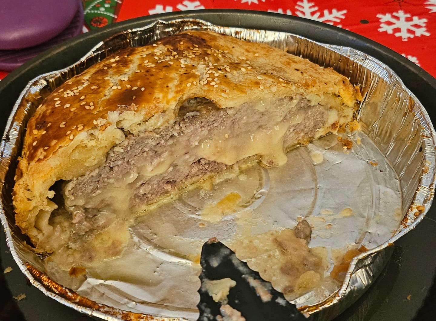 Customer photo review of Tourte de sanglier à la Tomme des Vosges (1,4 kg)