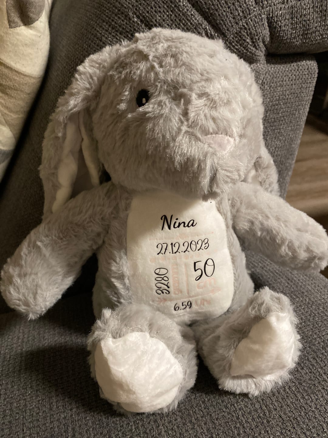 Customer photo review of Hasi - Kinder-Stoffhase