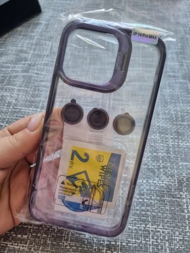 Customer photo review of LuxuryKase LK103 Camera Lens Metal Ring Protector Stand Case With Lens Film for iPhone 11 12 13 14 15 Plus Pro Max