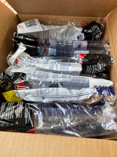 Customer photo review of Bubble Heart Shell 3-Part Chocolate Mold (BWB)