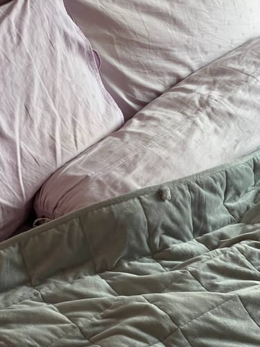 Customer photo review of Tidur Weighted Blankets
